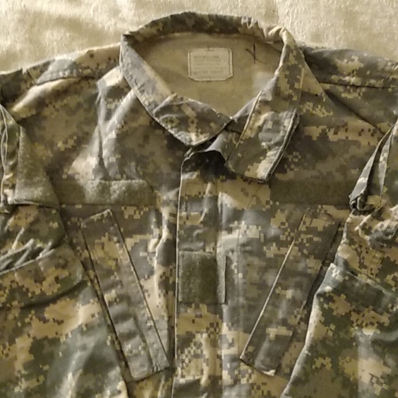 ARMY CAMO MED/LONG SHIRT - Picture 2 of 7